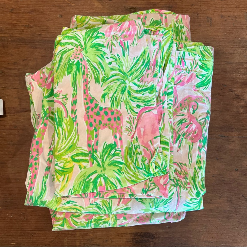 Lilly Pulitzer On Parade Pottery Barn Kids Full Sheet Set